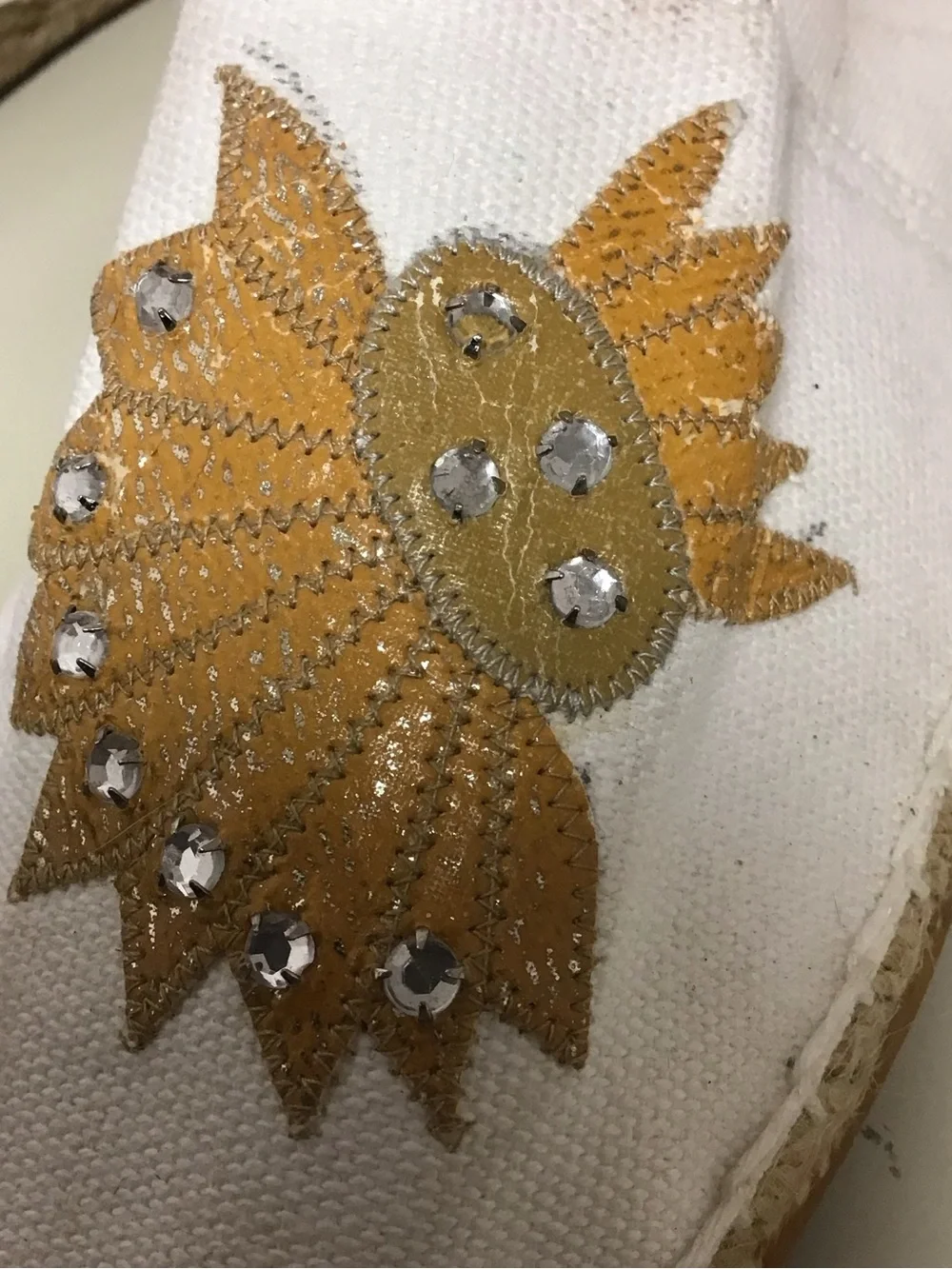 Unisa White Yellow Pineapple Tropical Espadrilles Spain (9)